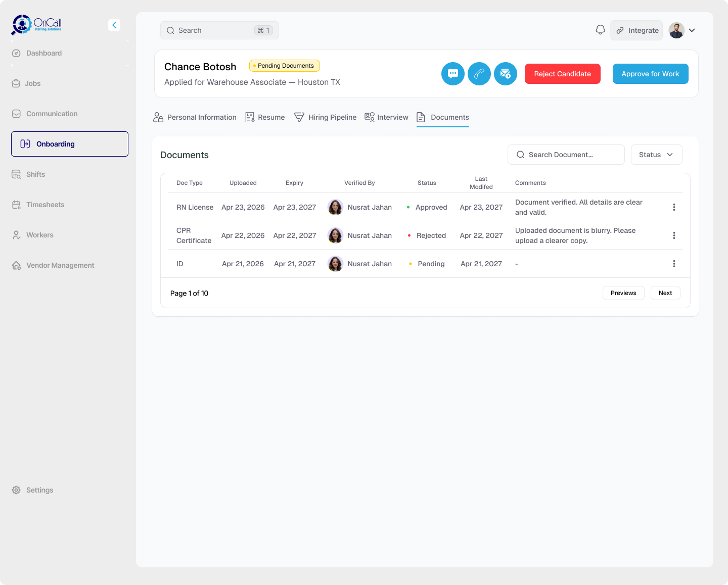 Admin Portal screenshot 2