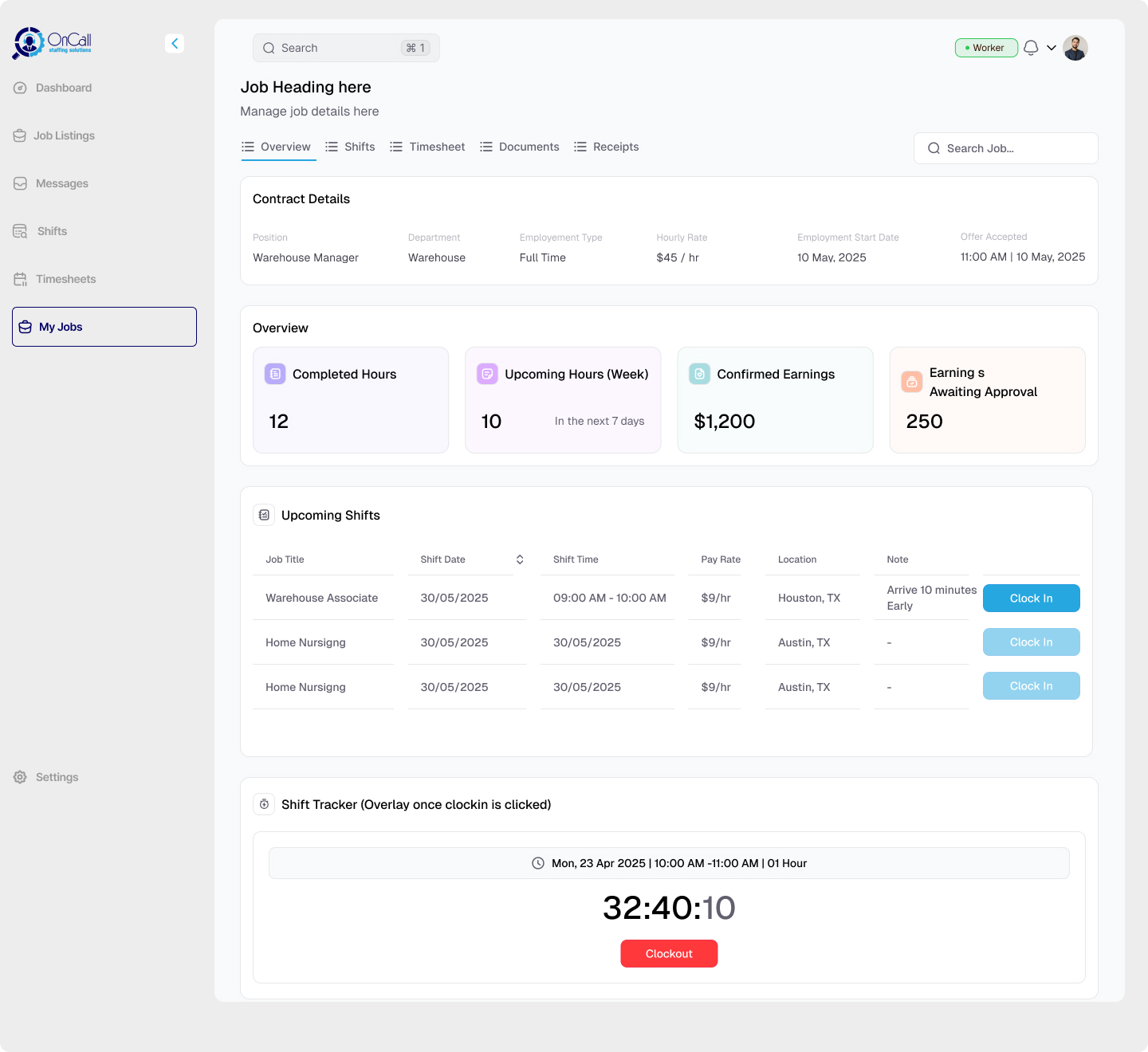 Candidate Portal screenshot 1