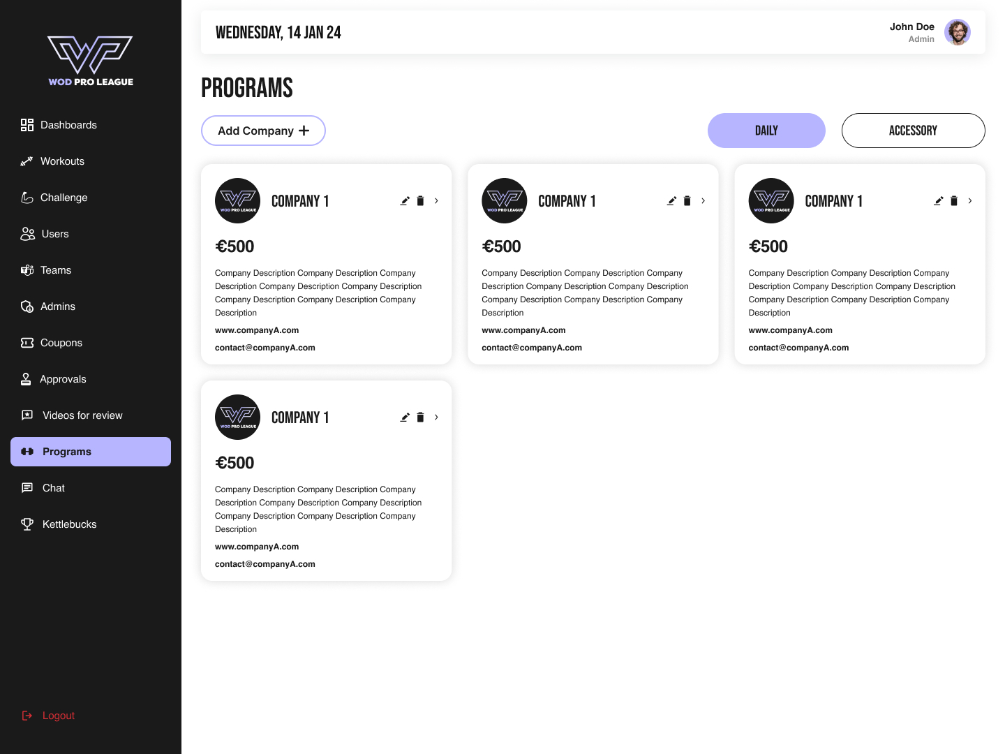 Teams & Roster Management screenshot 2